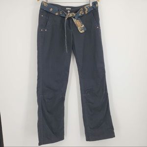 Esprit Sports Black Belted Pants 90’s ESP Flare